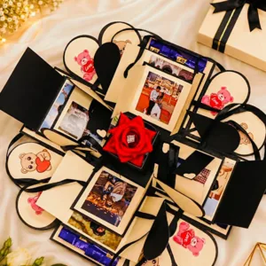 Chocolate with photo exploation box